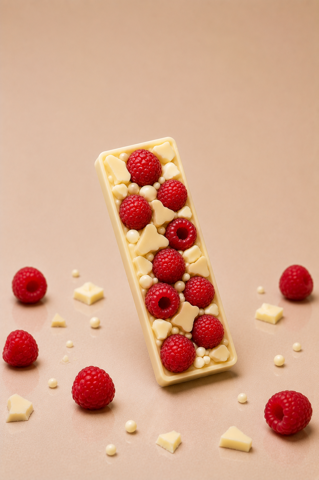 Tablette Choco blanc framboise